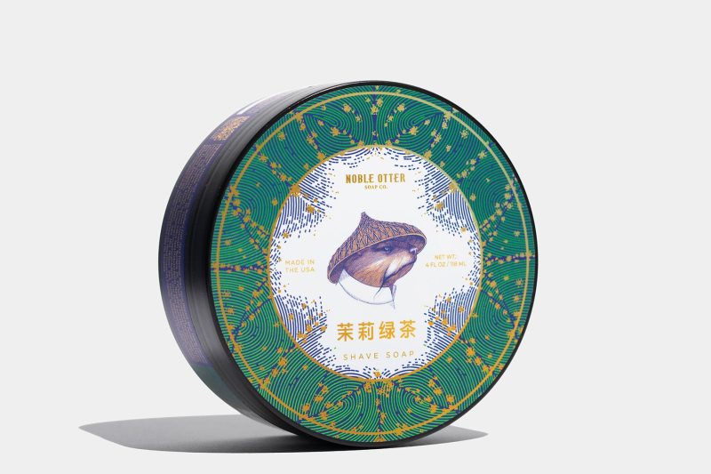 Noble Otter Soap Shave Soap Jasmine Green Tea