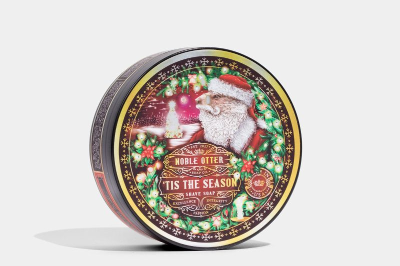 Noble Otter Soap Shave Soap Tis the Season